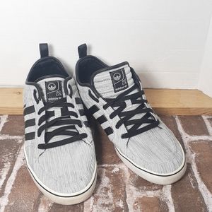 Adidas Mens AR D1 S84498 Gray Black Running Shoes Sneakers